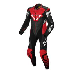 MACNA TRACKTIX 1 PIECE SUIT BLACK/RED/WHT 54" XL