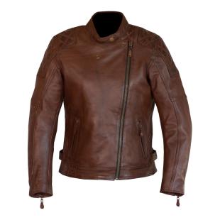 MERLIN JACKET LEATHER BRISTOL LADIES BROWN 14 / LG