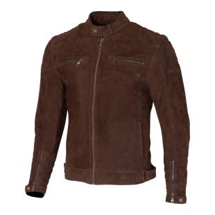 MERLIN JACKET TORSTEN D3O LEATHER BROWN 42