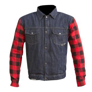 MERLIN JACKET HAYWOOD BLUE/RED 42