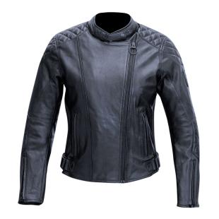 MERLIN JACKET WOMENS HADLEY LEATHER BLACK 08 / XS