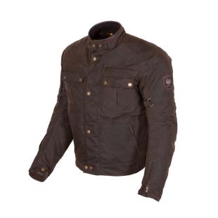 MERLIN JACKET BARTON II WAX COTTON OLIVE 40