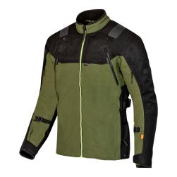 MERLIN JACKET NAVAR LAMINATED D3O BLACK/DRK GREEN 50" / 4XL