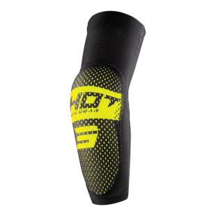 SHOT KIDS AIRLIGHT ELBOW GUARDS BLACK/NEON YELLOW S/M