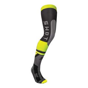 SHOT INTERCEPTOR KNEE BRACE SOCKS NEON YEL 43-46
