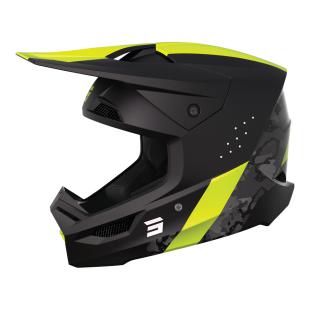 SHOT RACE HELMET CAMO MATT BLK/NEON YEL MIPS 12 / 2XL