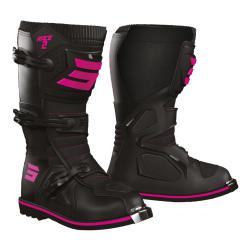 SHOT RACE 2 KID BOOTS BLACK/PINK 39/K7