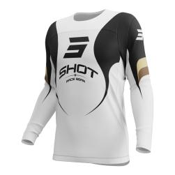 SHOT CONTACT MANTA JERSEY WHITE 10 / XL