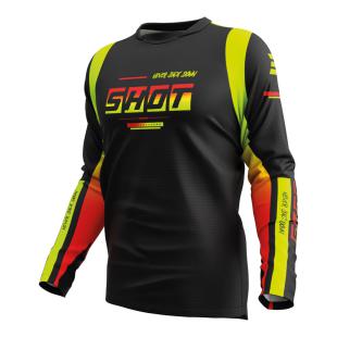 SHOT DEVO BLOCK JERSEY NEON YELLOW 3XL