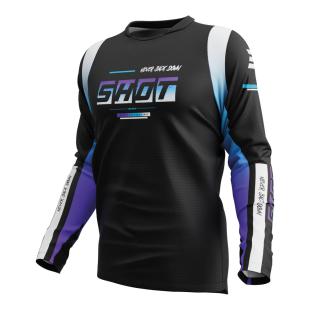 SHOT DEVO JERSEY BLOCK PURPLE 10 / XL