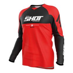 SHOT DRAW PRIVATE JERSEY RED 10 / XL