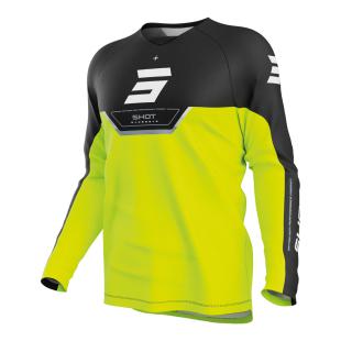 SHOT DRAW KID DAYTONA JERSEY NEON YELLOW 10/11
