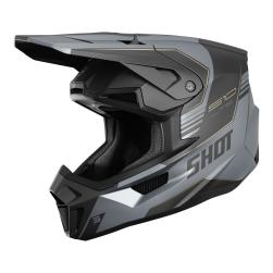 SHOT LITE S10 HELMET BLACK/GREY MATT 07 / XS