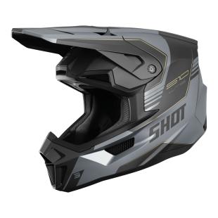 SHOT LITE S10 HELMET BLACK/GREY MATT 09 / MD