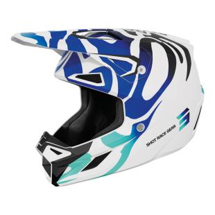 SHOT SPEED GHOST HELMET BLUE GLOSSY 10 / LG
