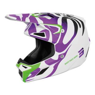 SHOT SPEED GHOST HELMET PURPLE GLOSSY 10 / LG