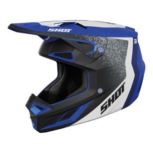 SHOT SPEED HYBRID HELMET BLUE MATT 12 / 2XL