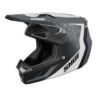 SHOT SPEED HYBRID HELMET GREY MATT 07 / XS
