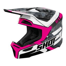 SHOT FURIOUS FLASH HELMET PINK GLOSSY 09 / MD