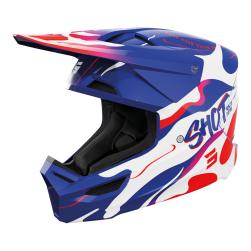 SHOT FURIOUS KID BEAST HELMET BLUE/RED GLOSSY 02 / YM