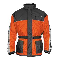 RAIN JACKET NELSON RIGG SOLO STORM HI-VIZ ORG/BLK 2XL