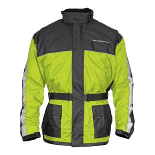 RAIN JACKET NELSON RIGG SOLO STORM HI-VIZ YEL/BLK LG