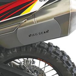 HEAT SHIELD EXHAUST NELSON RIGG CLAMP ON