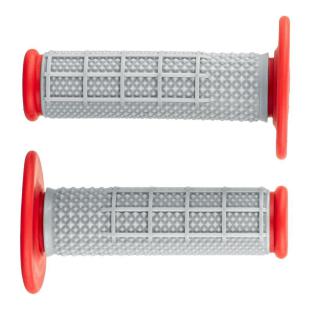 GRIPS MX STATES PRO SERIES DIAMOND HALF WAFFLE RED