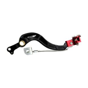 BRAKE PEDAL HONDA BLK-RED ALLOY