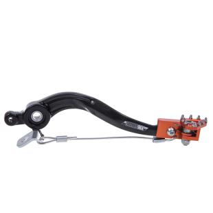 BRAKE PEDAL KTM 500 BLK-ORG ALLOY