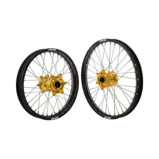 WHEEL SET YAMAHA BLK/GOLD/GOLD YZ/YZF 99-22