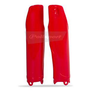FORK COVERS CR125/250 04-07 / CRF250R/450R 04-17 RED