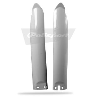 FORK COVERS KX125/250 94-03 WHITE