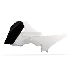 AIRBOX COVERS KTM SX 12 / SX-F 11-12 WHITE
