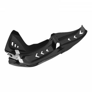 SKID + LINKAGE PLATE KTM/HUS BLK