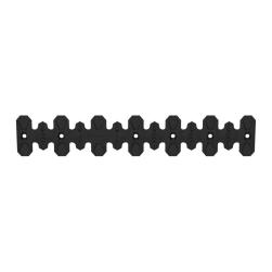 PIPE GUARD 4 STROKE ARMADILLO LONG BLACK