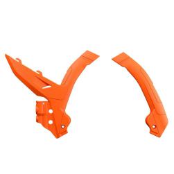 FRAME GUARDS KTM SX/SXF/EXC/EXCF 23-25 BLACK