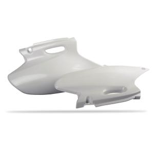 SIDE COVERS YZ250F 01-02 / WR400 98-00 WHITE
