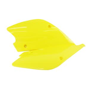 SIDE COVERS RM100 03-04 YELLOW
