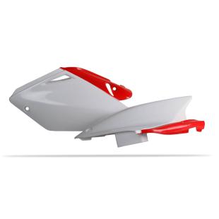 SIDE COVERS CRF250R 04-05 WHITE/RED