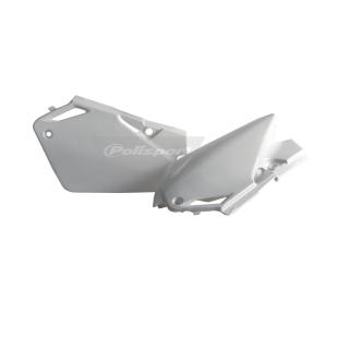 SIDE COVERS CR85 03-07 WHITE