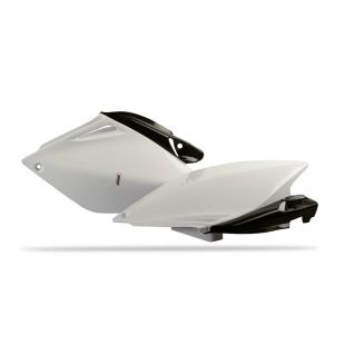 SIDE COVERS CRF250R 06-09 BLACK/WHITE
