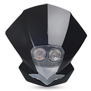 HEADLIGHT POLISPORT EMX DUAL BLACK POLI