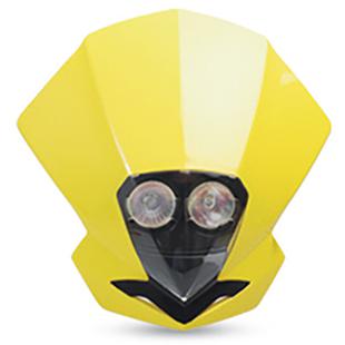 HEADLIGHT POLISPORT EMX DUAL YELLOW POLI