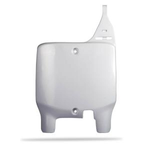 NUMBER PLATE RM125/250 99-00 WHITE