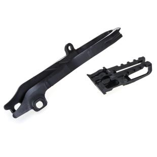 CHAIN GUIDE & SLIDER KIT HONDA BLACK
