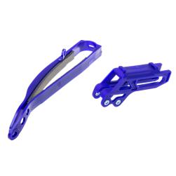 CHAIN GUIDE & SLIDER KIT YAMAHA BLUE