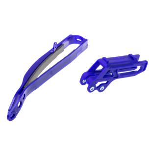 CHAIN GUIDE & SLIDER KIT YAMAHA BLUE