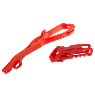 CHAIN GUIDE & SLIDER KIT HONDA RED