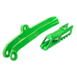CHAIN GUIDE & SLIDER KIT KAWASAKI GREEN